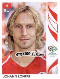 Sticker Johann Lonfat - FIFA World Cup Germany 2006 - Panini