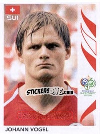 Sticker Johann Vogel - FIFA World Cup Germany 2006 - Panini