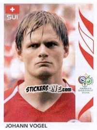 Figurina Johann Vogel - FIFA World Cup Germany 2006 - Panini