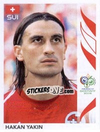 Cromo Hakan Yakin - FIFA World Cup Germany 2006 - Panini