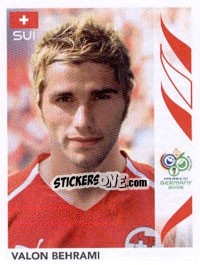 Sticker Valon Behrami - FIFA World Cup Germany 2006 - Panini