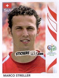 Sticker Marco Streller - FIFA World Cup Germany 2006 - Panini