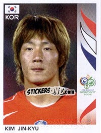 Cromo Kim Jin-Kyu - FIFA World Cup Germany 2006 - Panini