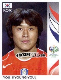 Sticker You Kyoung-Youl - FIFA World Cup Germany 2006 - Panini