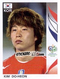 Sticker Kim Do-Heon - FIFA World Cup Germany 2006 n. 501 - Panini