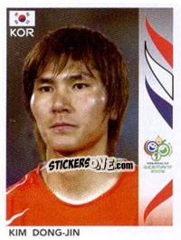 Sticker Kim Dong-Jin - FIFA World Cup Germany 2006 - Panini