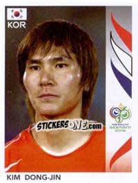 Sticker Kim Dong-Jin - FIFA World Cup Germany 2006 n. 502 - Panini