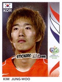 Cromo Kim Jung-Woo - FIFA World Cup Germany 2006 - Panini