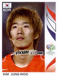 Sticker Kim Jung-Woo - FIFA World Cup Germany 2006 n. 504 - Panini
