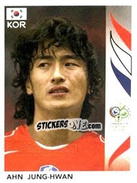 Cromo Ahn Jung-Hwan - FIFA World Cup Germany 2006 - Panini