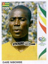 Sticker Dare Nibombe - FIFA World Cup Germany 2006 - Panini