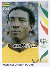 Sticker Mamam Cherif-Toure - FIFA World Cup Germany 2006 - Panini