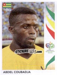 Cromo Abdel Coubadja - FIFA World Cup Germany 2006 - Panini