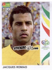 Sticker Jacques-Alaixys Romao - FIFA World Cup Germany 2006 - Panini