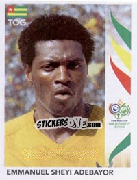 Sticker Emmanuel Sheyi Adebayor - FIFA World Cup Germany 2006 - Panini