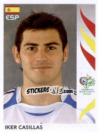 Sticker Iker Casillas - FIFA World Cup Germany 2006 n. 532 - Panini