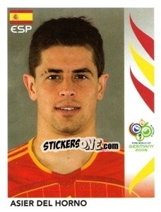 Figurina Asier Del Horno - FIFA World Cup Germany 2006 - Panini