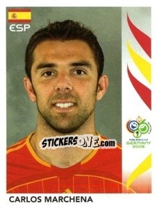 Sticker Carlos Marchena - FIFA World Cup Germany 2006 - Panini