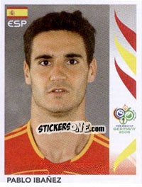 Figurina Pablo Ibañez - FIFA World Cup Germany 2006 - Panini