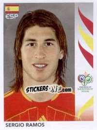 Sticker Sergio Ramos - FIFA World Cup Germany 2006 n. 538 - Panini