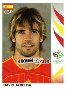 Figurina David Albelda - FIFA World Cup Germany 2006 - Panini