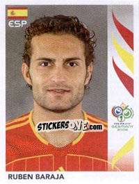 Sticker Ruben Baraja - FIFA World Cup Germany 2006 - Panini