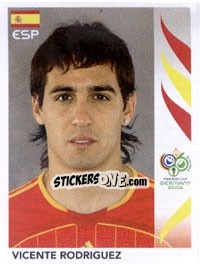 Cromo Vicente Rodriguez - FIFA World Cup Germany 2006 - Panini