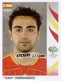 Sticker "Xavi" Hernandez