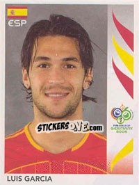 Sticker Luis Garcia - FIFA World Cup Germany 2006 - Panini