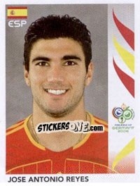 Sticker Jose Antonio Reyes - FIFA World Cup Germany 2006 - Panini