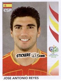 Figurina Jose Antonio Reyes - FIFA World Cup Germany 2006 - Panini