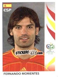 Sticker Fernando Morientes - FIFA World Cup Germany 2006 - Panini