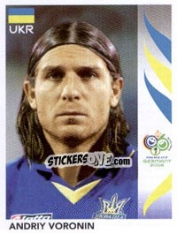 Sticker Andriy Voronin - FIFA World Cup Germany 2006 - Panini