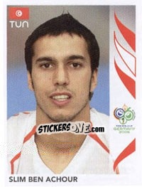 Sticker Slim Ben Achour - FIFA World Cup Germany 2006 - Panini