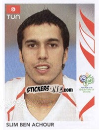 Figurina Slim Ben Achour - FIFA World Cup Germany 2006 - Panini