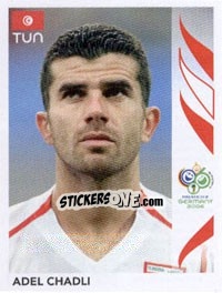 Sticker Adel Chadli - FIFA World Cup Germany 2006 - Panini