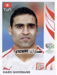 Sticker Kaies Ghodbane - FIFA World Cup Germany 2006 - Panini