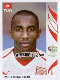 Sticker Imed Mhadhebi - FIFA World Cup Germany 2006 n. 585 - Panini