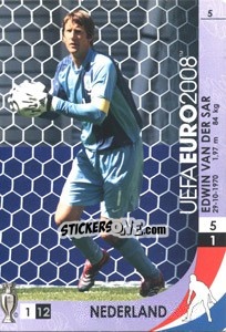 Sticker Edwin van der Sar