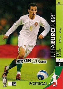 Sticker Petit - UEFA Euro Austria-Switzerland 2008. Trading Cards Game n. 81 - Panini