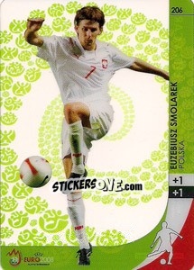 Sticker Euzebiusz Smolarek - UEFA Euro Austria-Switzerland 2008. Trading Cards Game n. 206 - Panini