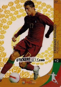 Figurina Cristiano Ronaldo - UEFA Euro Austria-Switzerland 2008. Trading Cards Game - Panini