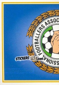 Sticker Pfa Logo (1 Of 2) - The Official PFA Collection 1997 n. 1 - Panini