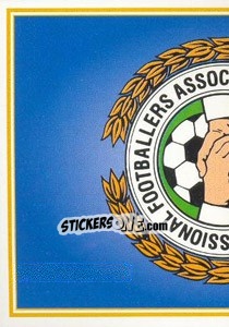 Sticker Pfa Logo (1 Of 2) - The Official PFA Collection 1997 - Panini