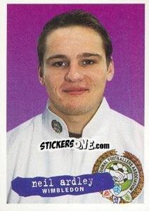 Figurina Neil Ardley - The Official PFA Collection 1997 n. 7 - Panini