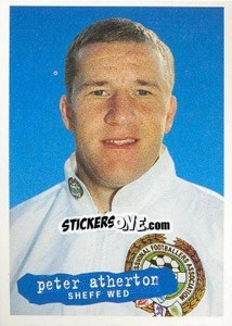 Sticker Peter Atherton - The Official PFA Collection 1997 - Panini