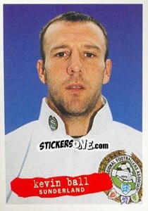 Sticker Kevin Ball - The Official PFA Collection 1997 - Panini