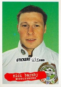 Sticker Nick Barmby - The Official PFA Collection 1997 n. 14 - Panini