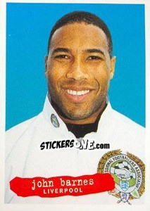 Sticker John Barnes - The Official PFA Collection 1997 n. 15 - Panini