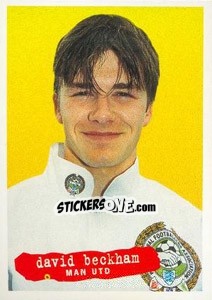 Sticker David Beckham - The Official PFA Collection 1997 n. 22 - Panini